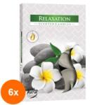 LCA Set 6 x 6 Lumanari Pastila, pentru Relaxare, 4 Ore (GIL-6xLCA-P15-333)