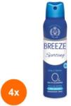 Breeze Set 4 x Deodorant Spray Sporting 24 h Breeze 150 ml