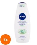Nivea Set 2 x Gel de Dus Nivea Creme Aloe, 750 ml