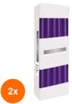 BISPOL Set 2 x 10 Lumanari Conice Bispol Violet (GIL-2xLCA-S30-040-A10)