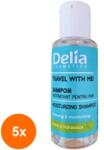 Delia Cosmetics Set 5 x Sampon Hidratant Delia, Travel With Me, 50 ml