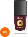 Delia Cosmetics Set 6 x Oja Coral 517 Cherry Bomb 11 ml (ROC-6xDEMOJ00228)