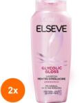 Elseve Set 2 x Sampon pentru Stralucirea Parului Elseve Glycolic Gloss, 400 ml