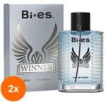 Bi Es Set 2 x Apa de Toaleta Bi-es Men Winner, 100 ml