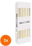 BISPOL Set 3 x 10 Lumanari Conice Bispol Crem Ivory (GIL-3xLCA-S30-011-A10)
