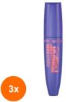Miss Sporty Set 3 x Mascara Miss Sporty, Pump Up Curved Volume, Extra Black, 12 ml (ROC-3xMAGT1002965TS)