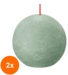 LCA Set 2 x Lumanare Glob, Verde, 76 mm (GIL-2xLCA-BLR-FI-76-JG)