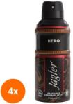 Jagler Set 4 x Deodorant Spray Jagler Hero, Barbati, 150 ml