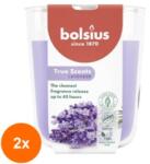 Bolsius Set 2 x Lumanare Parfumata in Pahar, Lavanda, Bolsius, 97 x 85 mm (GIL-2xLCA-TRU-LP-97-85-77)