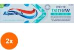 Aquafresh Set 2 x Pasta de Dinti Aquafresh White Renew Deep Clean, 75 ml (ROC-2xCOR1020935MF)