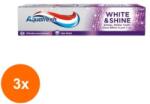 Aquafresh Set 3 x Pasta de Dinti Aquafresh White and Shine, 100 ml (ROC-3xMAG1019133TS)