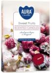 AURA Lumanari Pastila Aura, Sweet Fruit, Timp Ardere 4 Ore, 6 Bucati, 11 g (LCA-P15-379)