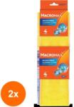 Macromax Set 2 x 4 Lavete din Microfibra Macromax, Ultra-Absorbante (AMS-2xSMT-1435)