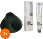 Maxima Set 2 x Vopsea Profesionala de Par Maxima, Mixton Verde, 100 ml