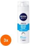 Nivea Men Set 3 x Spuma de Ras Sensitive Cooling Nivea Men 200 ml