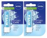 Nivea Set 2 x Balsam pentru Buze Nivea Care Hydro Care, SPF 15, 4.8 g (ROC-2XMAGT1004466TS)