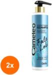 Cameleo Set 2 x Sampon pentru Bucle Delia Cosmetics Cameleo Waves&Curls cu Keratina 250 ml