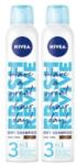 Nivea Set 2 x Sampon Uscat Spray Nivea, pentru Par Inchis, 200 ml