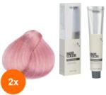 Maxima Set 2 x Vopsea Profesionala de Par Maxima, 8 Roz Arctic Metalic, 100 ml