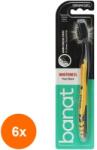 Banat Set 6 x Periuta de Dinti Banat Whiteness Pearl Black Carbon, Soft (ROC-6xBANAT00068)
