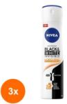 Nivea Set 3 x Deodorant Spray Invisible Black & White Ultimate Impact Nivea Deo 150ml