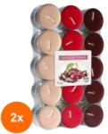 LCA Set 2 x 30 Lumanari Pastila, 4 Ore, Ciocolata si Cirese (GIL-2xLCA-P30-104)