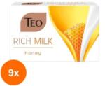Teo Set 9 x Sapun Solid Teo Rich Milk Honey, cu Miere, 90 g