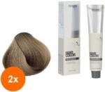 Maxima Set 2 x Vopsea Profesionala de Par Maxima, 8 Blond Deschis, 100 ml