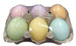 LCA Lumanari Ou din Parafina, Diverse Culori Pastelate, 6 Bucati (LCA-OU-AS-PASTEL-A6)