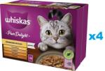 Whiskas Adult Pure Delight tasak 48x85g Baromfi fánkok nedves eledel felnőtt macskáknak zselében: csirke, pulyka, baromfi, kacsa