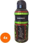 Jagler Set 4 x Deodorant Spray Jagler Energy, Barbati, 150 ml