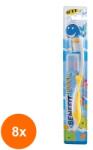 Benefit Clinic Set 8 x Periuta de Dinti pentru Copii Benefit Junior, Soft (ROC-8xFCMMM00282)