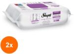 Sleepy Set 2 x 100 Servetele Umede Sleepy Easy Clean, Orchid Garden, Multisuprafete (AMS-2xSMT-1637)