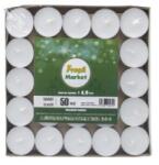 Z-TOOLS Lumanari Decorative, Timp de Ardere 4h, Albe, 14 g, 50 Bucati (ZLN-ZTS8451)