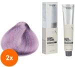Maxima Set 2 x Vopsea Profesionala de Par Maxima, 8 Chrome Violet Metalic, 100 ml