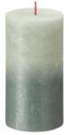 Bolsius Lumanare Stalp Bolsius, Verde / Albastru, 130 x 68 mm (LCA-STR-130/68-169-SUN-FGR+OBU)