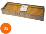 LCA Set 3 x Lumanari Decorative Maro, Capete Stalpi, 1000 g (GIL-3xLCA-LCA-LSK-M)