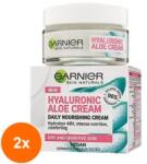 Garnier Set 2 x Crema Hidratanta Aloe & Acid Hyaluronic Garnier Skin Naturals, 50 ml