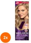 Wella Set 2 x Vopsea de Par Permanenta Wella Wellaton 8/03 Toamna Aurie, 110 ml