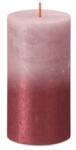 Bolsius Lumanare Stalp Bolsius, Roz / Rosu, 130 x 68 mm (LCA-STR-130/68-139-SUN-ARE+RED)