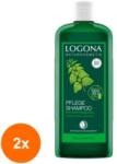 LOGONA Set 2 x Sampon Bio cu Urzica Biogast Logona, 500 ml