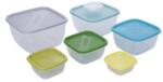 Grunberg Set 7 Caserole cu Capac, din Plastic, Grunberg GR3751 (GR3751)