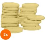 Vetro Design Set 2 x Ceara de Epilat Traditionala, Discuri Galbene, 1 kg (TEV-2xVTR-1520-GLB)