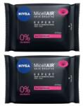 Nivea Visage Set 2 x 20 Servetele Demachiante Micelare Nivea Micellair Expert Waterproof