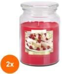 LCA Set 2 x Lumanare Parfumata in Borcan cu Capac Rasberry Cloud (GIL-2xLCA-SND99-329)