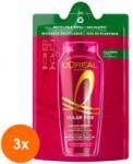 Elseve Set 3 x Rezerva Sampon L'Oreal Paris Elseve Color Vive, pentru Par Vopsit, 250 ml