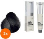 Maxima Set 2 x Vopsea Profesionala de Par Maxima, 3 Saten Inchis, 100 ml