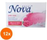 Mike Set 12 x Sapun Solid Mike Nova, cu Trandafir si Lapte, 100 g