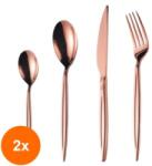 Grunberg Set 2 x 24 Tacamuri din Inox Roz Gold, Grunberg (GUJ-2xBL386R24) Tacam