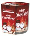 LCA Lumanare Parfumata in Pahar Imprimat, Merry Christmas, 22 Ore (LCA-SN72S-09)
